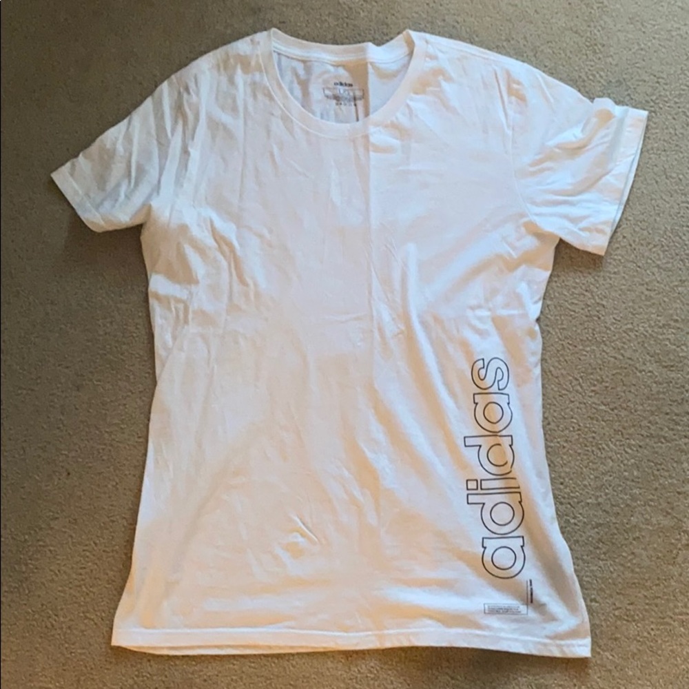 Adidas White Men’s Athletic Shirt